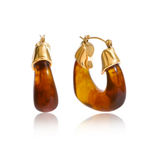 Load image into Gallery viewer, Jamong Hoop Earrings - Waterproof

