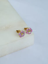 Load image into Gallery viewer, Karina Flower Stud Earrings - Waterproof
