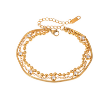 Load image into Gallery viewer, Jeena Layered Bracelet - Waterproof
