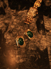 Load image into Gallery viewer, Opal Green Nood Earrings - Waterproof
