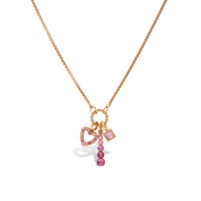 Load image into Gallery viewer, Neil Pink Charm Necklace - Waterproof
