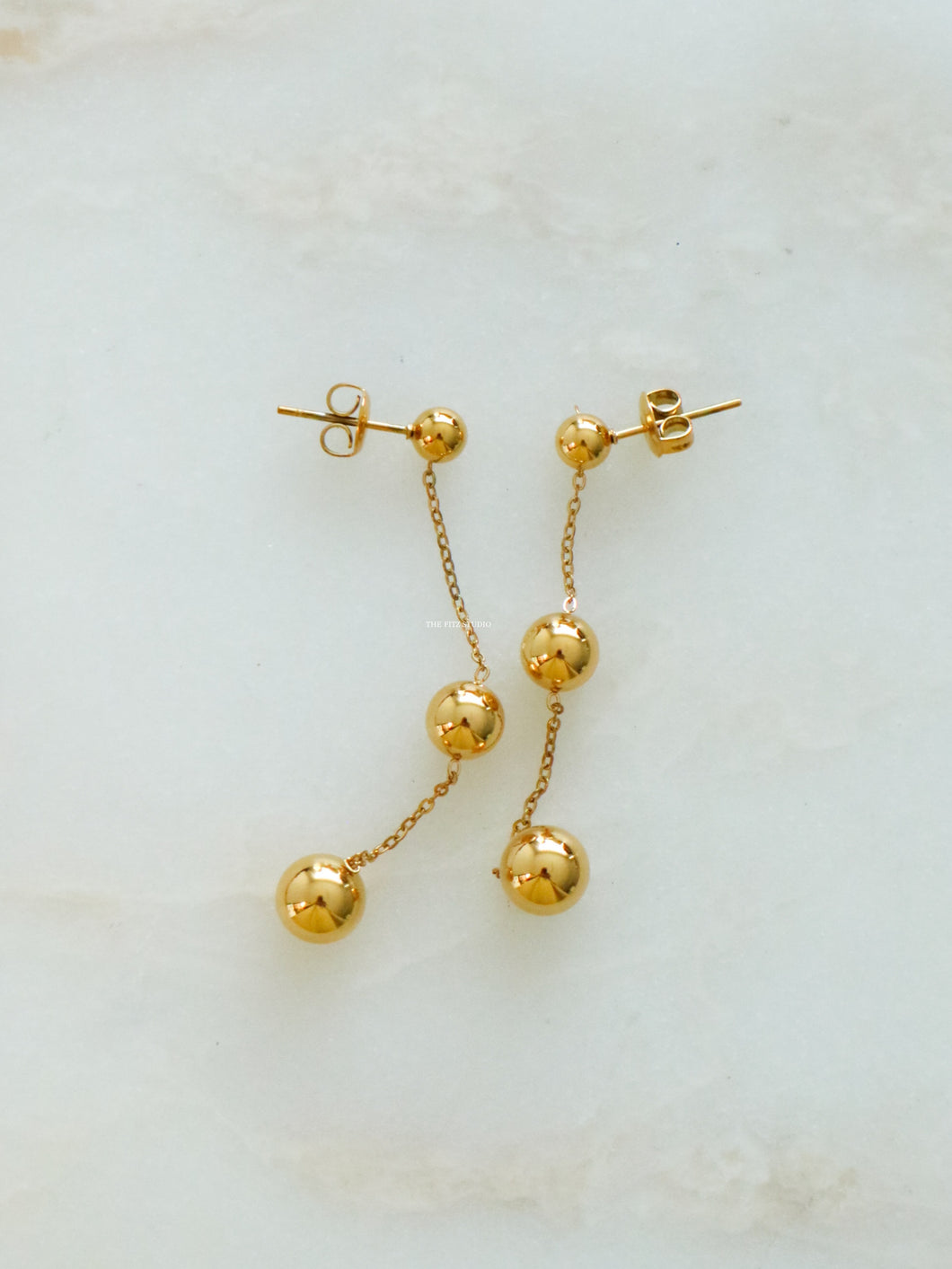 Vit Golden Earrings - Waterproof