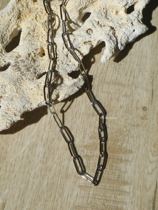 Waterproof Silver Necklace – The Fitz Studio