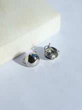 Load image into Gallery viewer, Silver Small Round Jane Earrings - Waterproof
