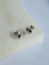 Load image into Gallery viewer, Silver Mapo Stud Earrings - Waterproof
