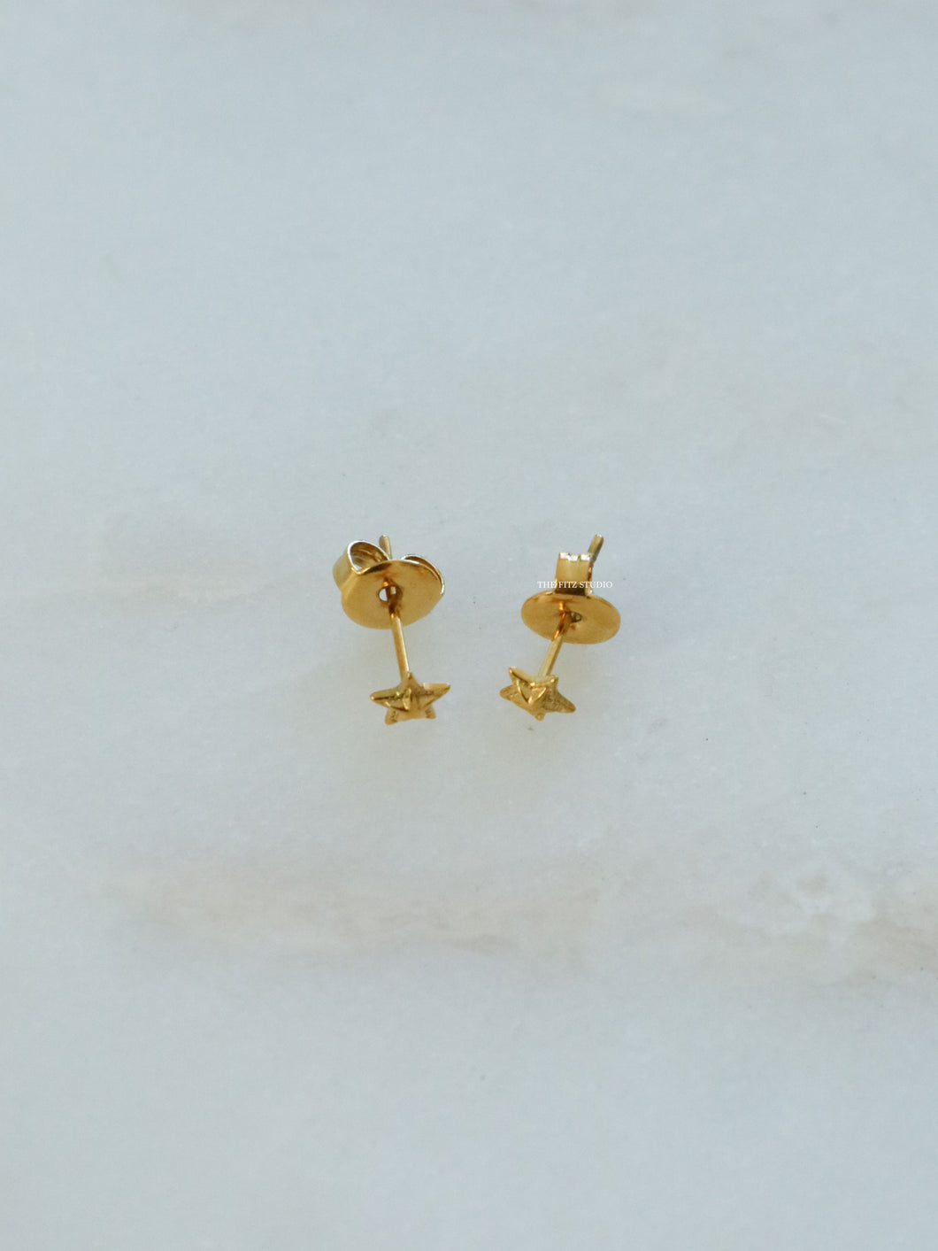 Small Star Stud Earrings - Waterproof