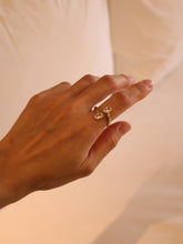 Load image into Gallery viewer, Two Faces Cubic Charm Ring - Waterproof
