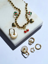 Load image into Gallery viewer, Sweet Cherry Heart Charm Necklace - Waterproof
