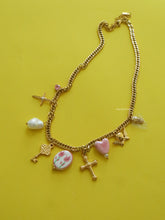 Load image into Gallery viewer, Pink Luna Charm Necklace - Waterproof
