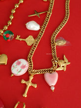 Load image into Gallery viewer, Pink Luna Charm Necklace - Waterproof
