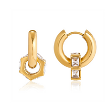 Load image into Gallery viewer, Rare Round Earrings - Waterproof
