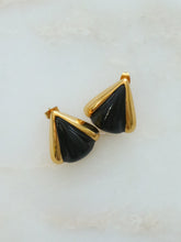 Load image into Gallery viewer, Night Triangle Earrings - Waterproof
