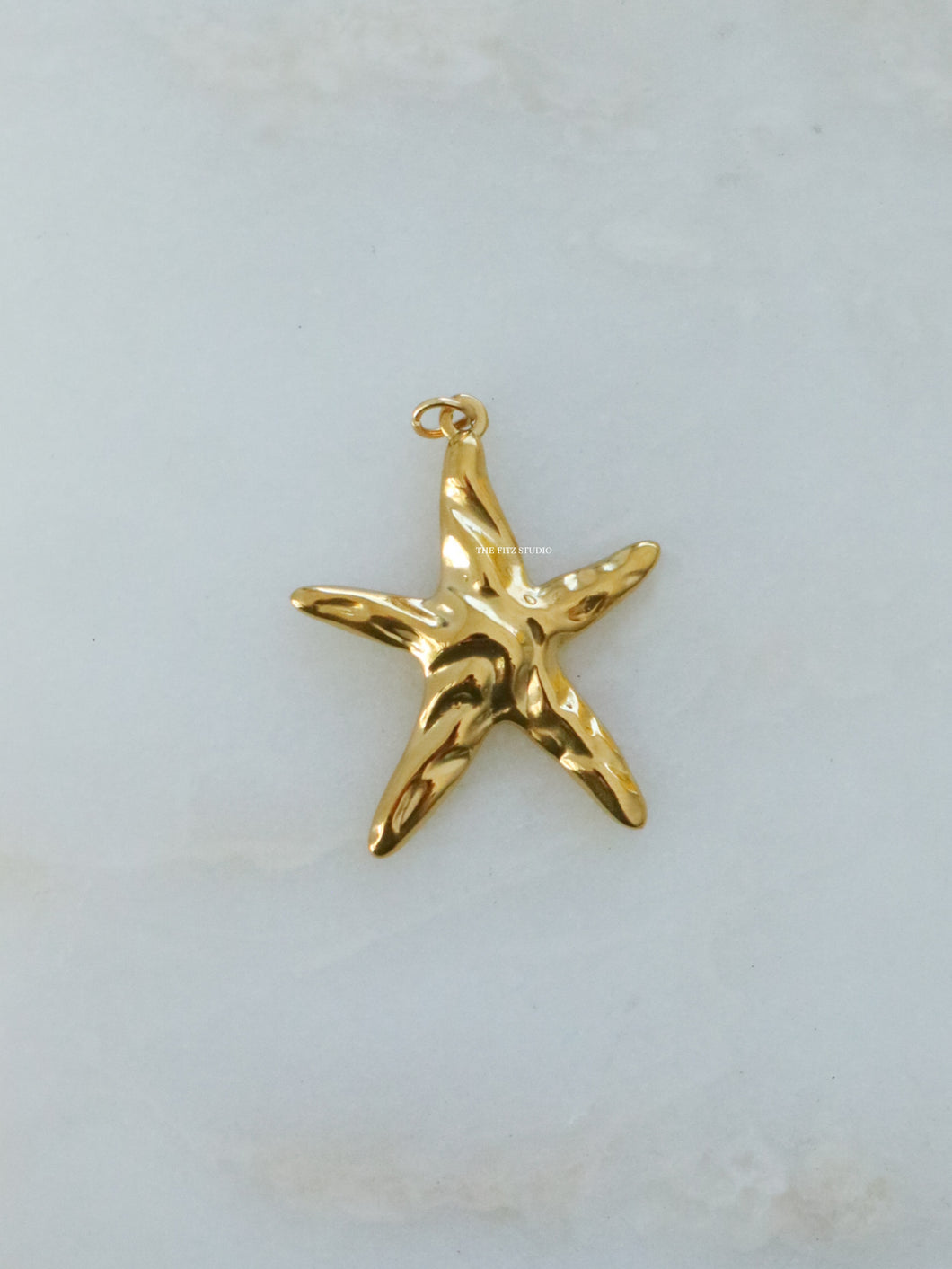 1pc Biggie Starfish Charm - Waterproof
