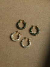 Load image into Gallery viewer, Stella CZ Hoop Earrings (2 Colors)
