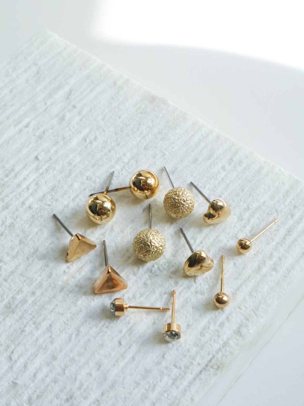 6pcs THE FITZ Stud Earrings Collection