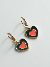 Load image into Gallery viewer, Heart In The Brown Earrings
