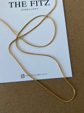Load image into Gallery viewer, Slim Soft Snake Chain Necklace
