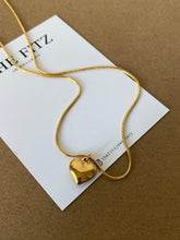 Load image into Gallery viewer, Golden Hour Heart Pendant Necklace
