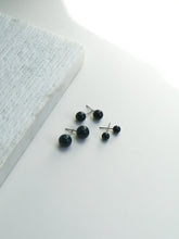 Load image into Gallery viewer, 3pcs Black Stud Earrings
