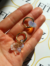 Load image into Gallery viewer, Neon Spring Stone Drop Earrings
