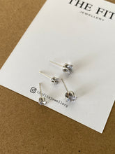 Load image into Gallery viewer, 2pairs Cubic Zirconia Stud Earrings
