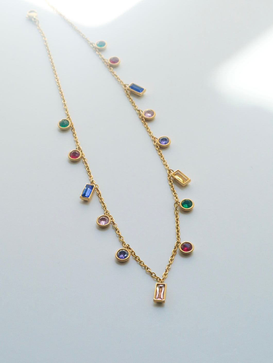 Rainbow Charms Necklace
