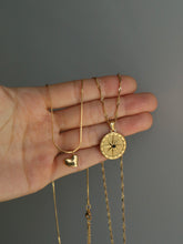 Load image into Gallery viewer, Gold Mirror Heart Necklace
