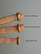 Load image into Gallery viewer, Gold Simple Cuff Earrings
