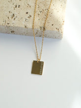 Load image into Gallery viewer, Inspiring Quote Pendant Necklace
