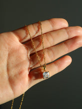 Load image into Gallery viewer, Dainty Diamond Square Necklace
