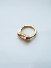 Load image into Gallery viewer, Pink Waterdrop CZ Ring
