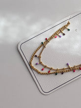 Load image into Gallery viewer, Colorful Beads Layered Necklace - Waterproof
