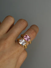 Load image into Gallery viewer, Croissant Zircon Signet Ring
