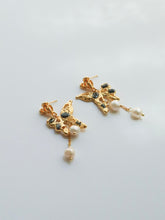 Load image into Gallery viewer, Brass Luxury Butterfly Shaped Earrings
