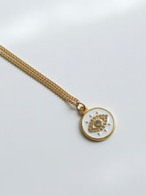 Load image into Gallery viewer, White Evil Eye Charm Necklace
