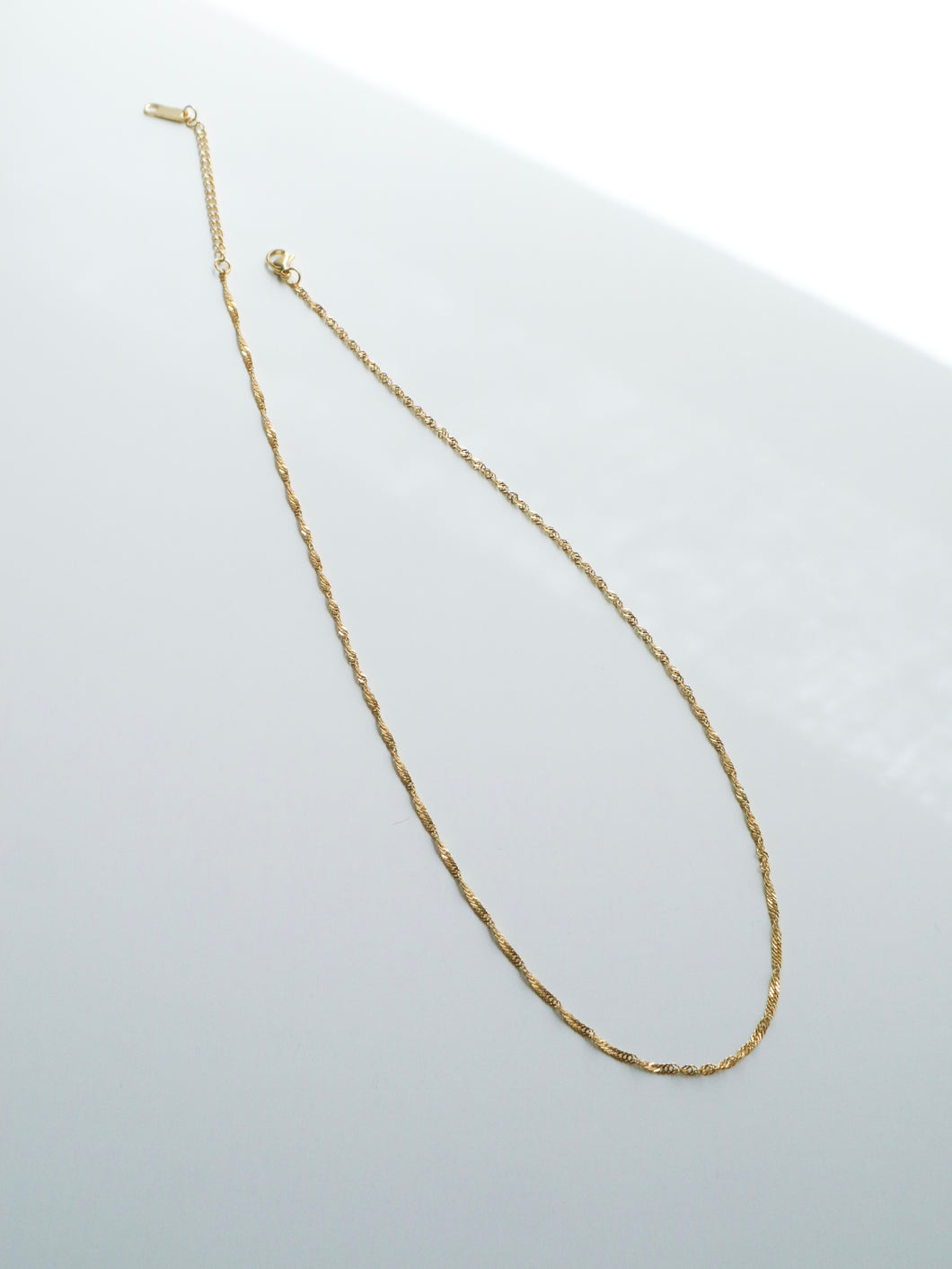 Minimalist Lace Chain Necklace