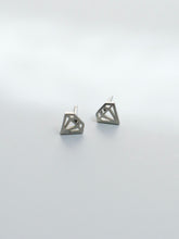 Load image into Gallery viewer, Silver Superman Stud Earrings
