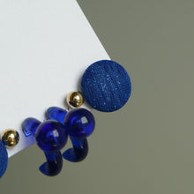 Load image into Gallery viewer, 3pcs Universe Blue Stud Earrings
