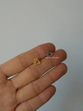 Load image into Gallery viewer, Gold Superman Stud Earrings
